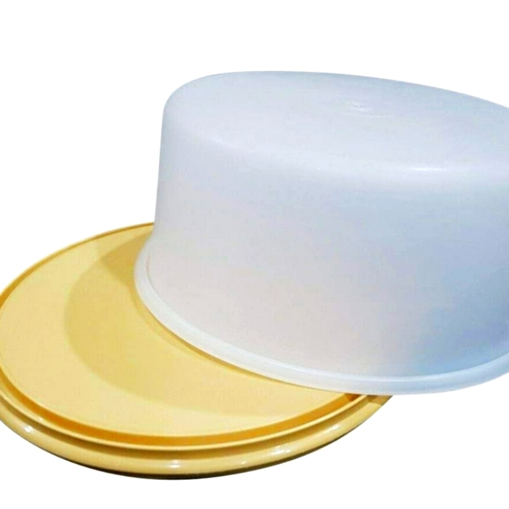 Vintage Tupperware; lage cake container